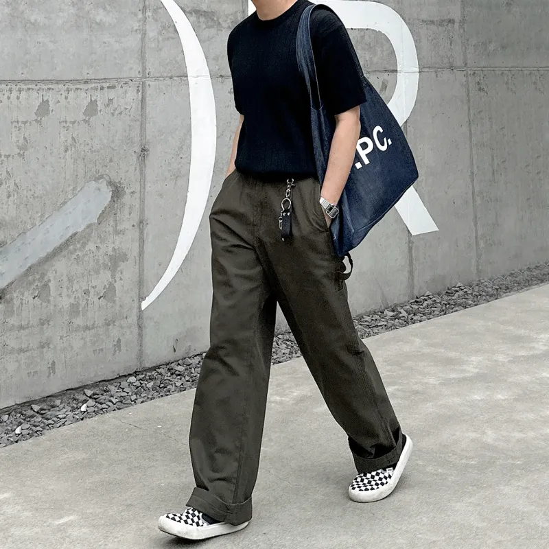 MRCYC Summer Casual Pants Unisex Gray Green-6