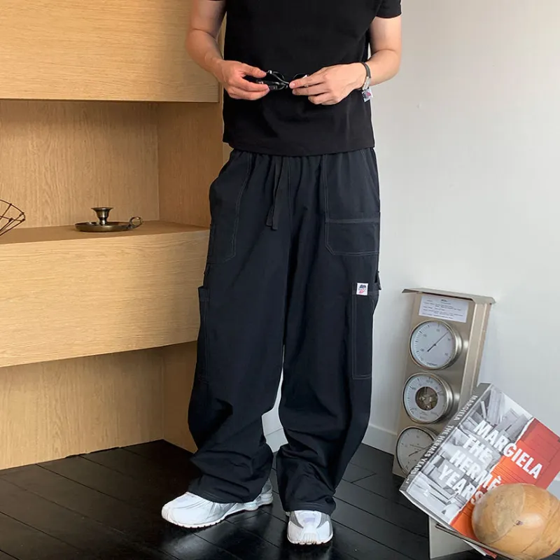 MRCYC Summer Casual Pants Unisex White/Black-8