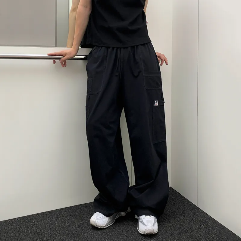 MRCYC Summer Casual Pants Unisex White/Black-6