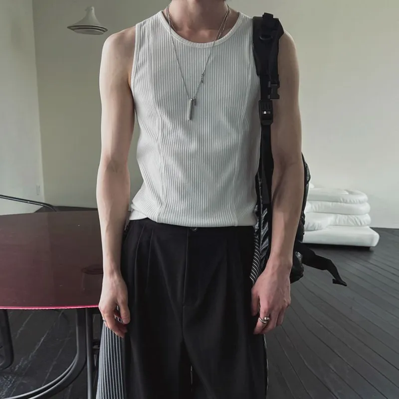 MRCYC Summer Tank Top Unisex White/Black-2
