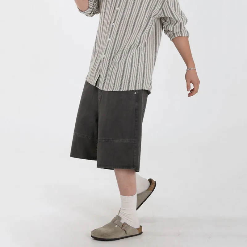 MRCYC Summer Denim Shorts Unisex Gray-5