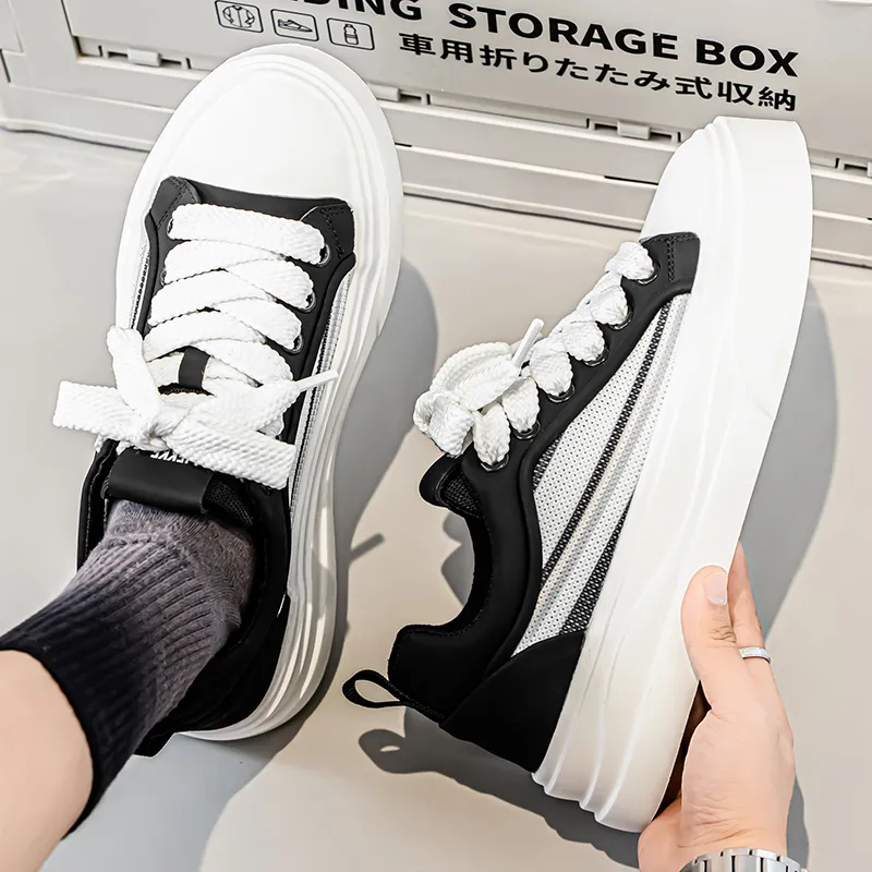 Sportful Slip Resistant, Breathable, Height Increasing Low Top Casual Shoes Men's-1
