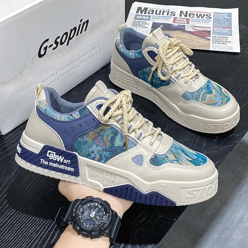 Sportful Slip Resistant, Abrasion Resistant, Breathable, Height Increasing Low Top Casual Shoes Men's-1