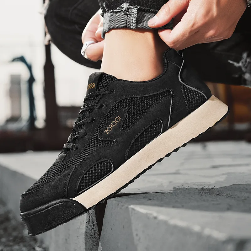 Sportful Slip Resistant, Balance, Breathable, Height Increasing Low Top Skateboard Shoes Men's-13