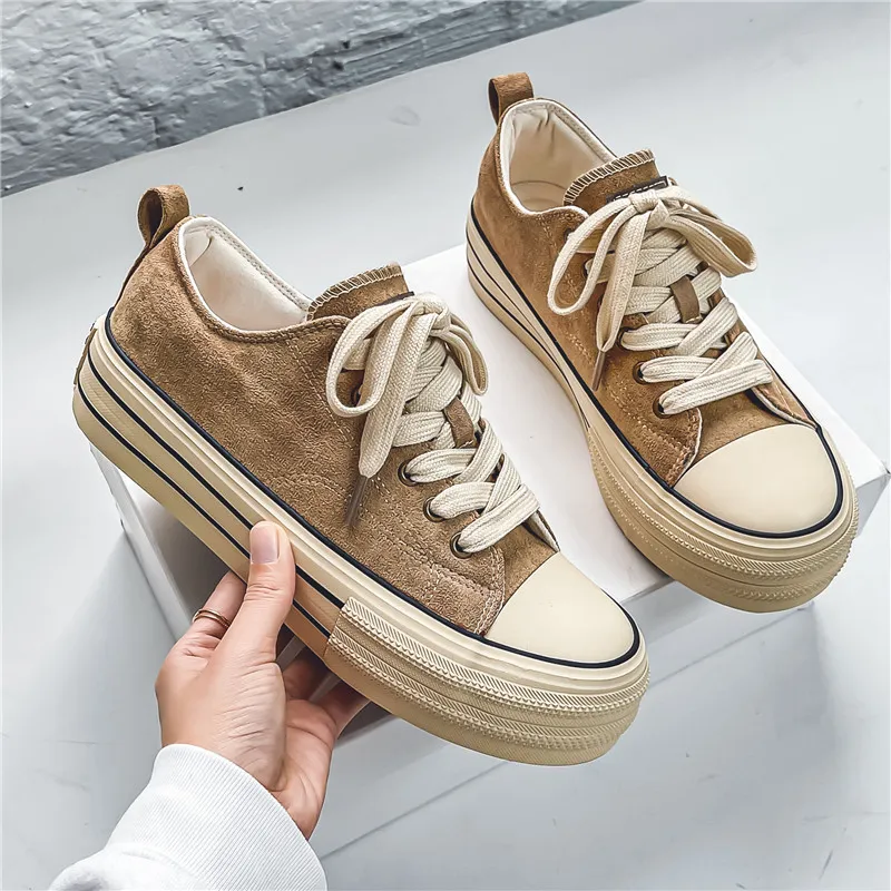 Sportful Slip Resistant And Abrasion Resistant Height Increasing Support Low Top Canvas Shoes Men's-4