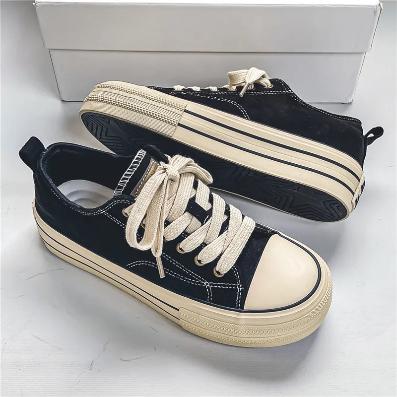 Sportful Slip Resistant And Abrasion Resistant Height Increasing Support Low Top Canvas Shoes Men's-1