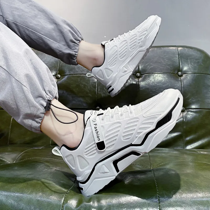Sportful Slip Resistant, Abrasion Resistant, Breathable Low Top Chunky Sneakers Men's-3