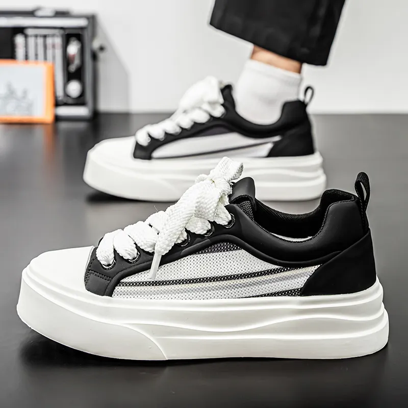 Sportful Slip Resistant, Breathable, Height Increasing Low Top Casual Shoes Men's-2