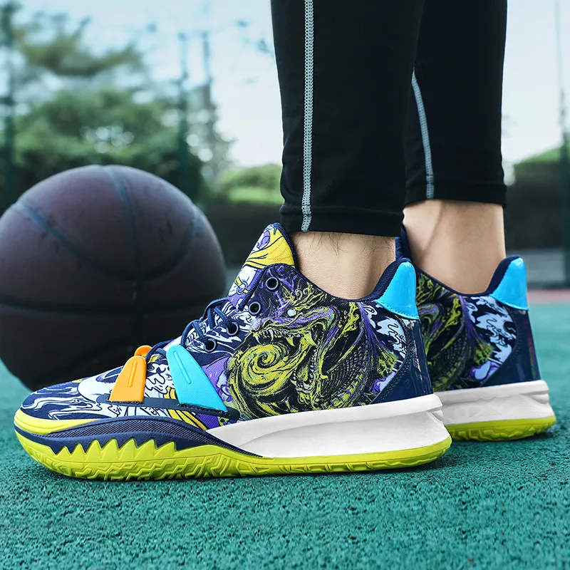 Sportful Cushioning, Slip Resistant, Abrasion Resistant, Breathable, Coverage, Support Mid Top Basketball Shoes Unisex-11