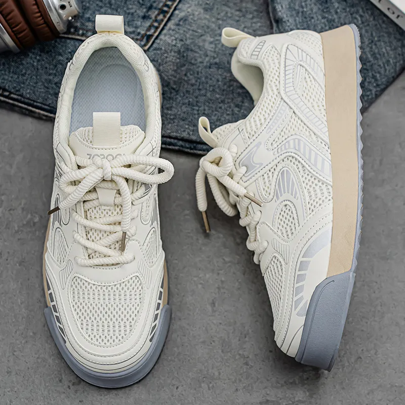 Sportful Slip Resistant Cushioning, Breathable, Moisture Wicking Low Top Skateboard Shoes Men's-4