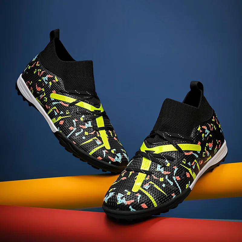 Sportful Soccer Shoes Men Low Top White Orange Broken Studs/Purple Broken Studs/Black Green Broken Studs-11