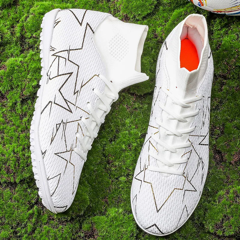 Sportful Soccer Shoes Unisex High Top White/Black/Aqua-21