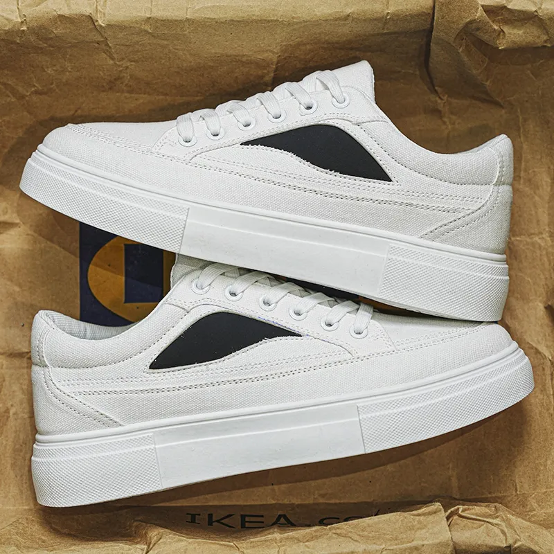 Sportful Slip Resistant, Abrasion Resistant, Height Increasing Cushioning Low Top Canvas Shoes Men's-8