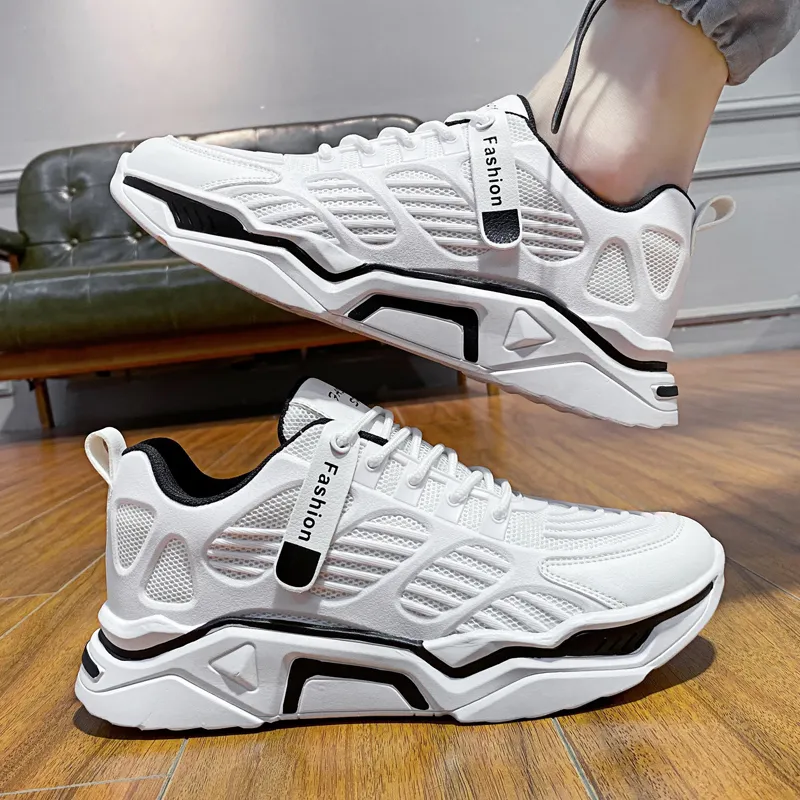 Sportful Slip Resistant, Abrasion Resistant, Breathable Low Top Chunky Sneakers Men's-2