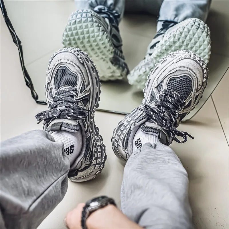 Sportful Chunky Sneakers Men Low Top Black/Gray/White-7
