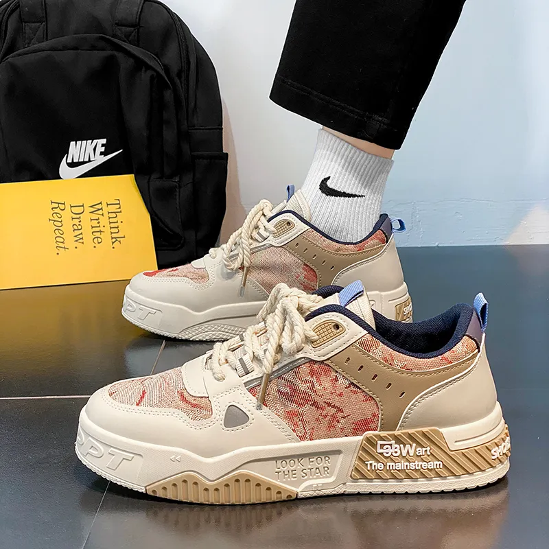 Sportful Slip Resistant, Abrasion Resistant, Breathable, Height Increasing Low Top Casual Shoes Men's-7