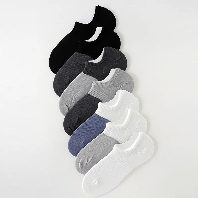 Reebok No Show Socks Men's 5 Pack White-3