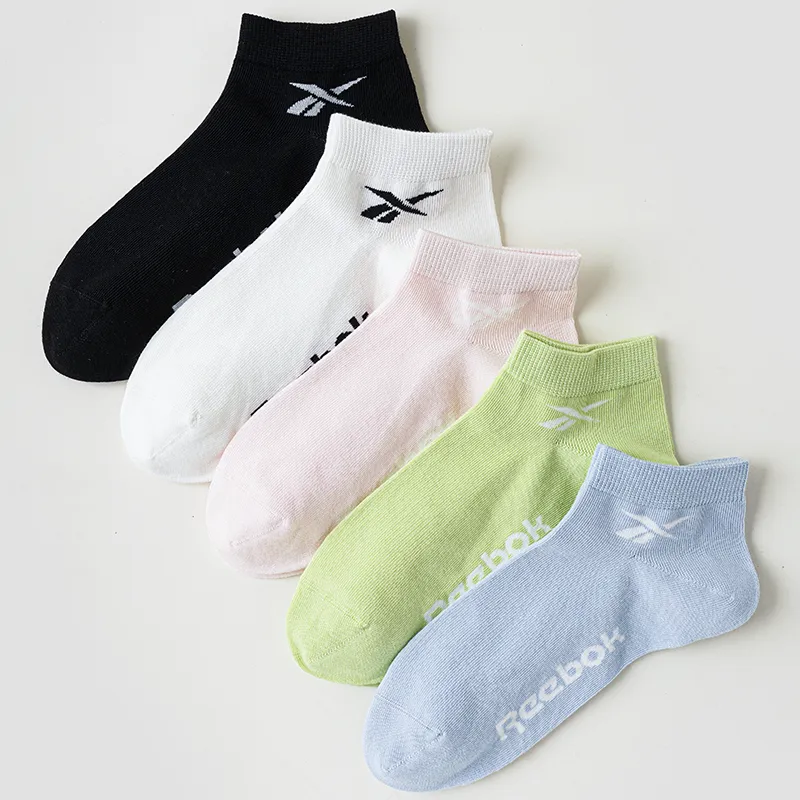 Reebok No Show Socks Unisex 2 Pack Pink-2
