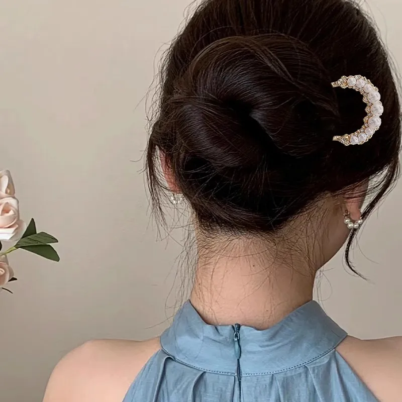 Pink Empress Alloy Hairpins Women's-3