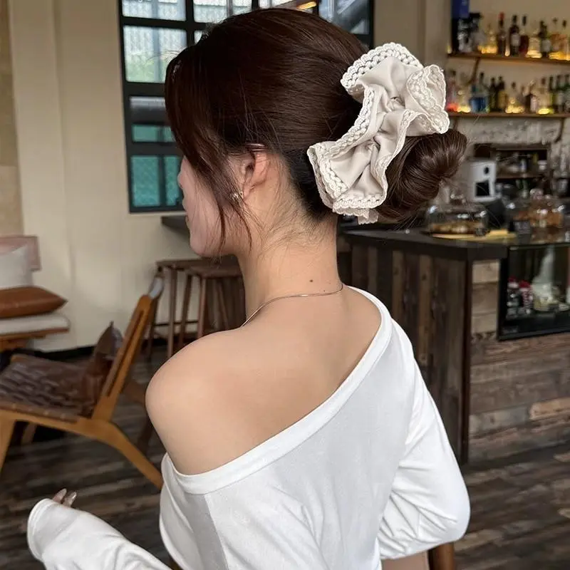 Pink Empress Fabric Hair Tie Women's-5