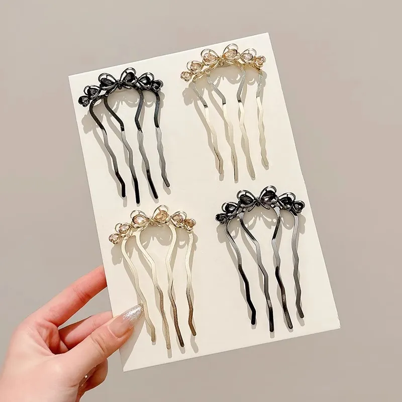 Pink Empress Alloy Hairpins Women's-1