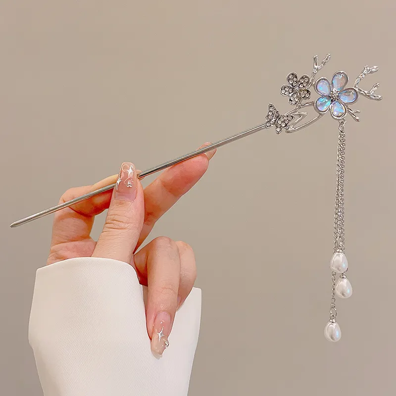 Pink Empress Alloy Hairpins Women's-5