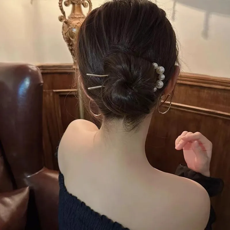 Pink Empress Alloy Hairpins Women's-4