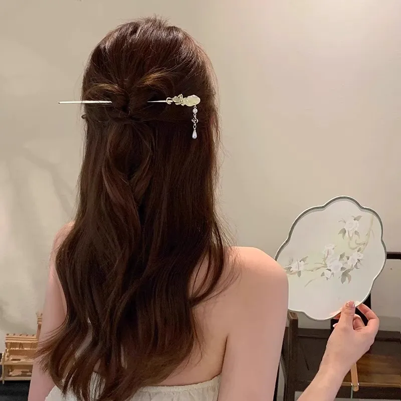 Pink Empress Alloy Hairpins Women's-6