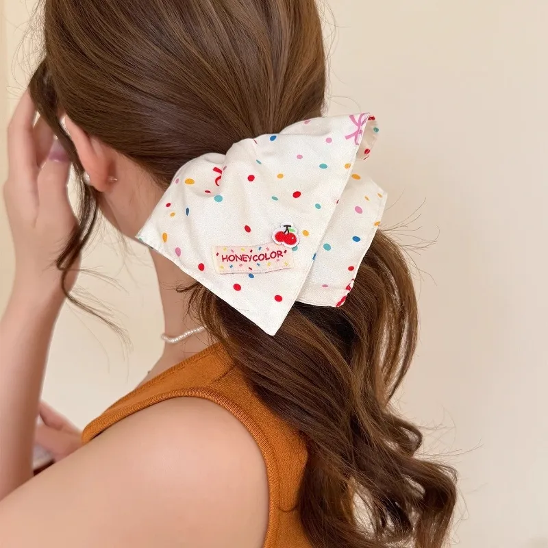 Pink Empress Fabric Hair Ties Women's-3