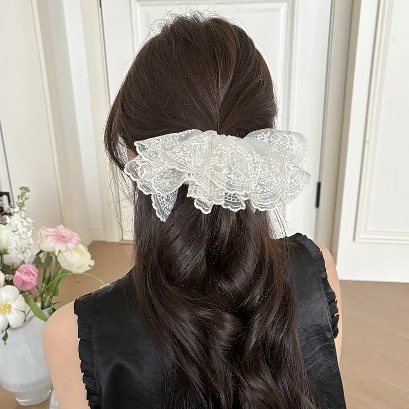 Pink Empress Fabric Hair Tie Women's-5
