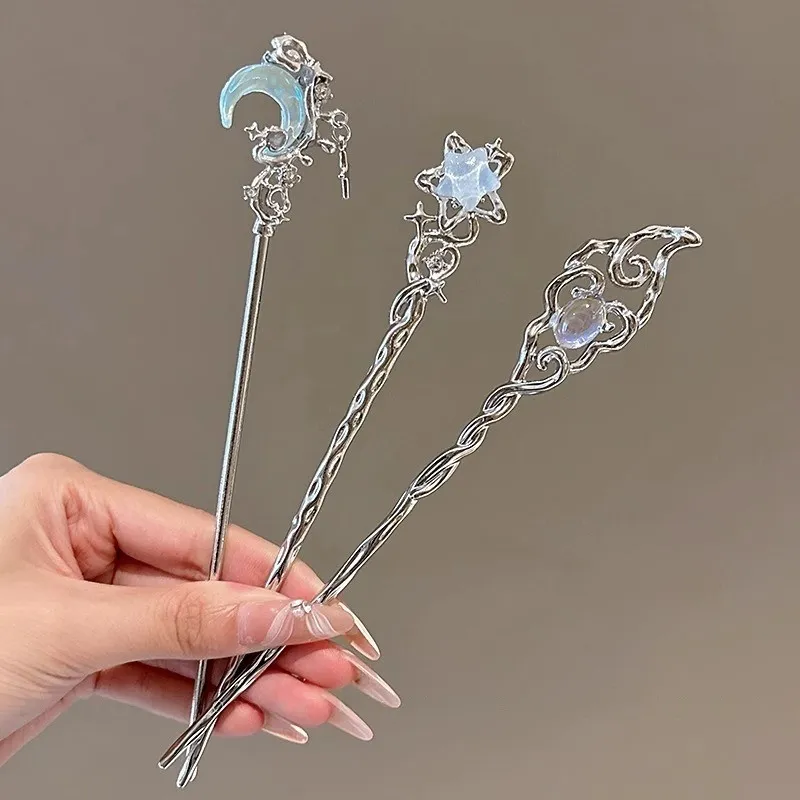 Pink Empress Alloy Hairpins Women's-6