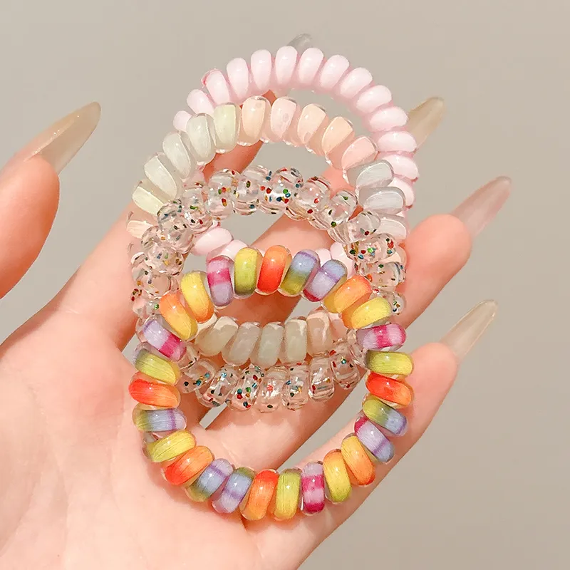 Pink Empress Acrylic Hair Tie Women's-5