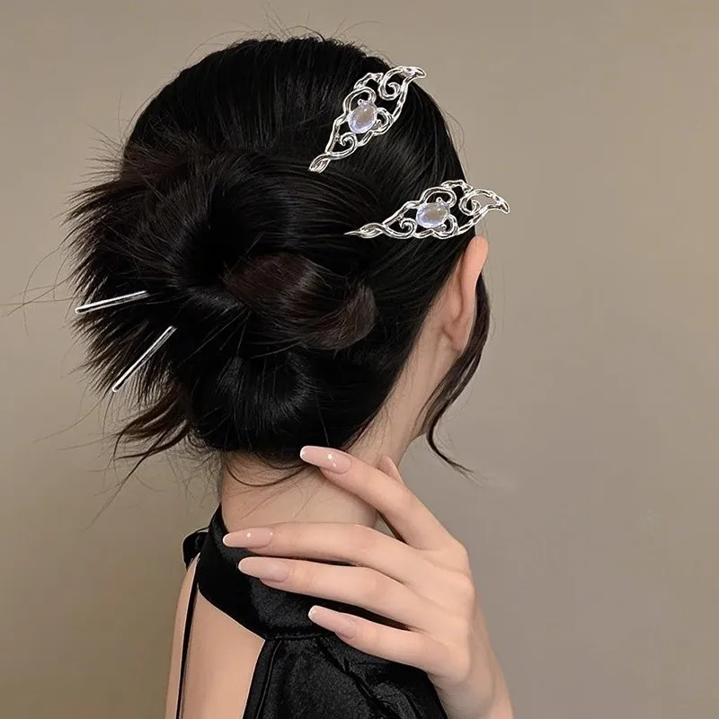 Pink Empress Alloy Hairpins Women's-2