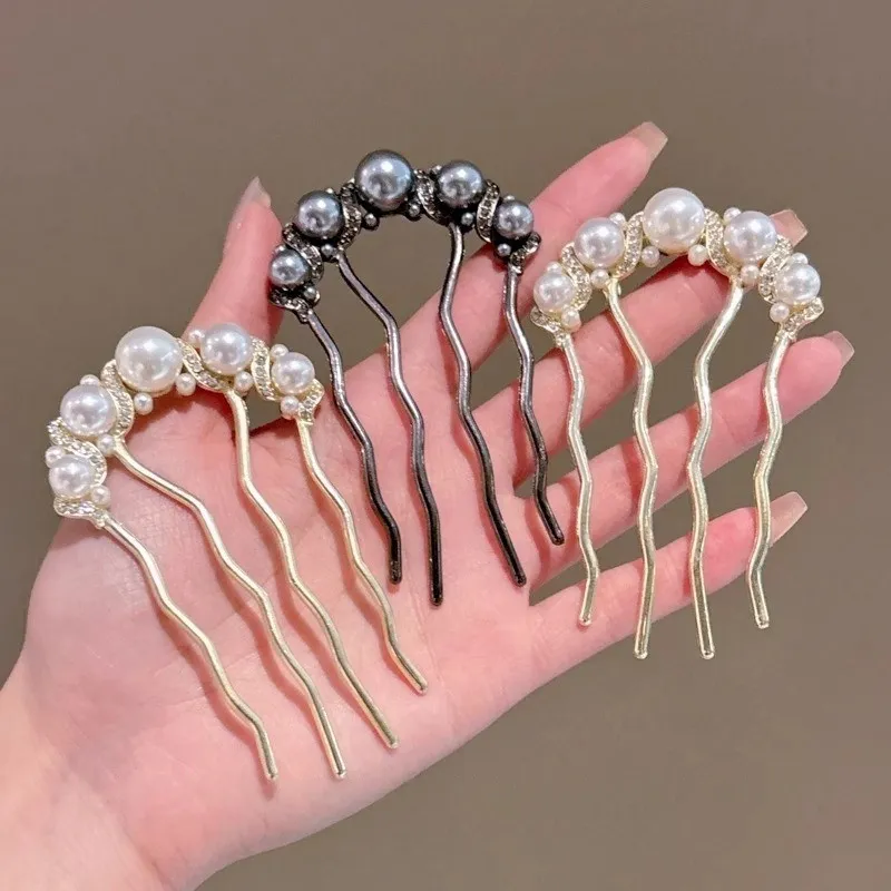 Pink Empress Alloy Hairpins Women's-1