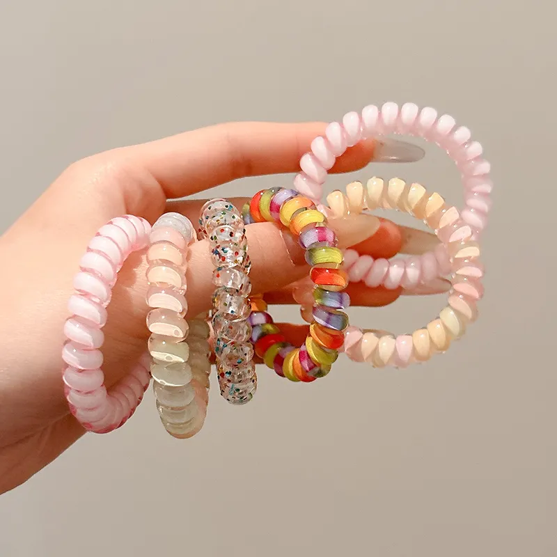 Pink Empress Acrylic Hair Tie Women's-4