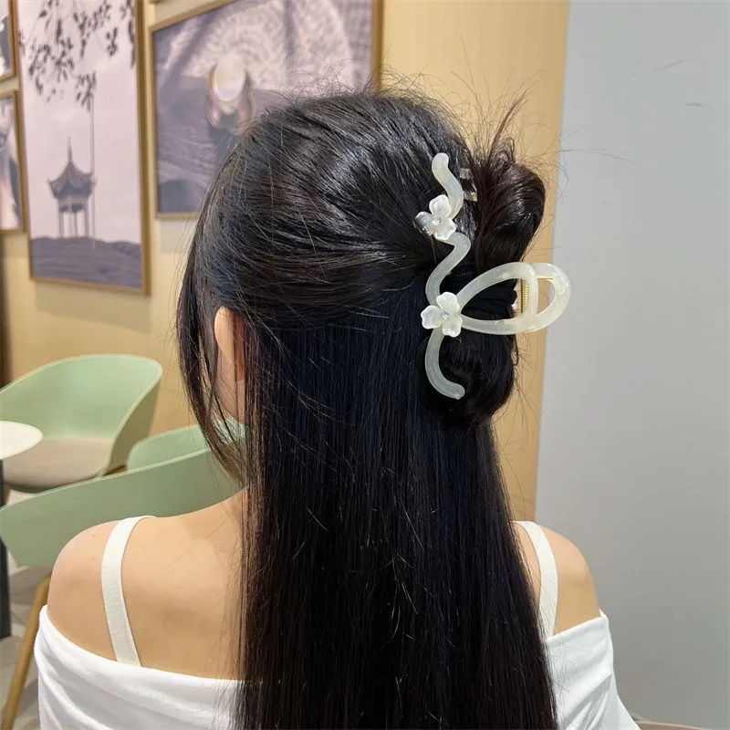 Pink Empress Acrylic Hair Clips Women's-1