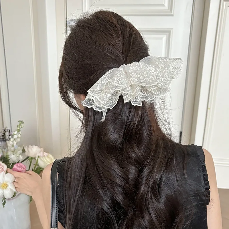 Pink Empress Fabric Hair Tie Women's-4