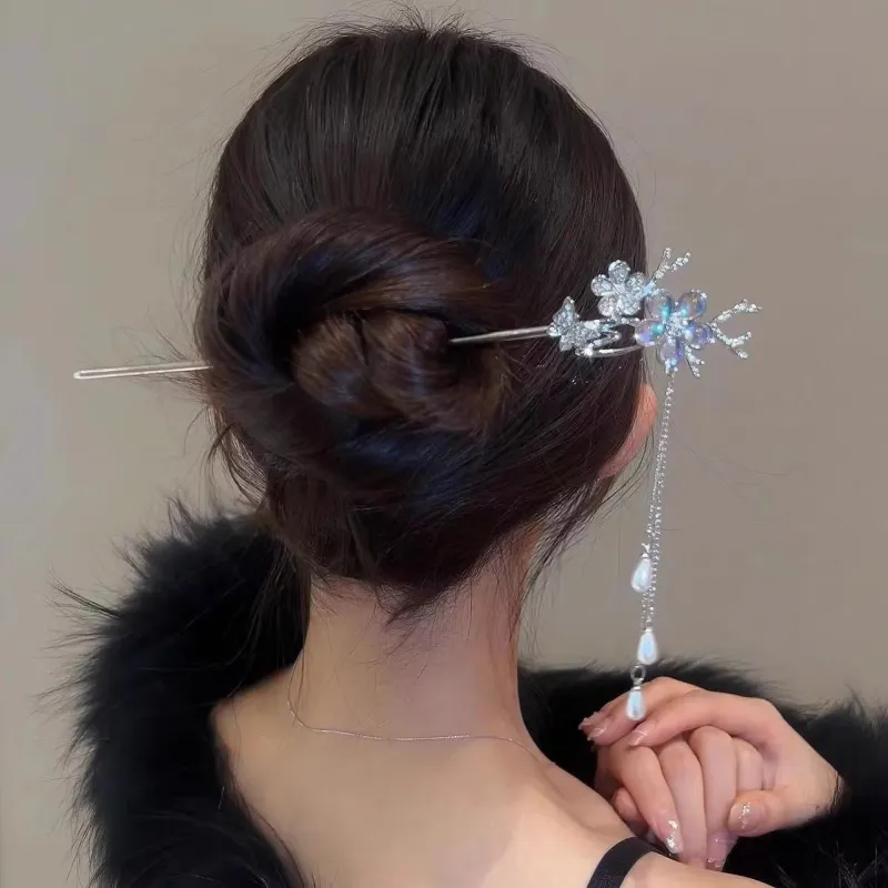 Pink Empress Alloy Hairpins Women's-2