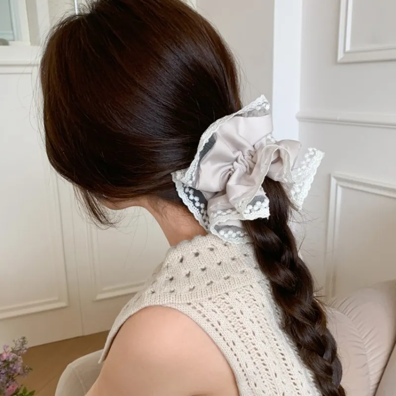 Pink Empress Fabric Hair Tie Women's-4
