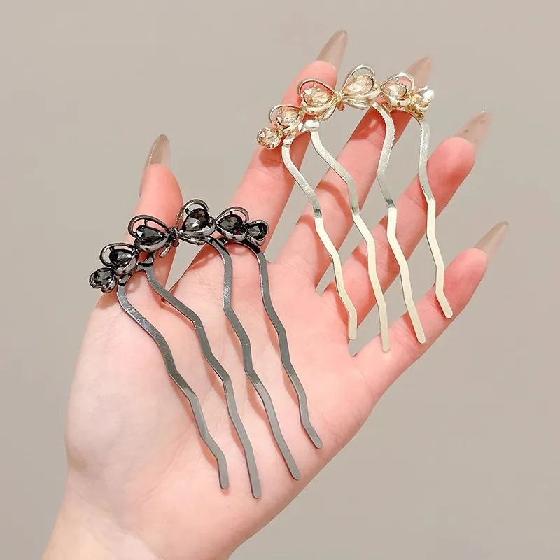 Pink Empress Alloy Hairpins Women's-5