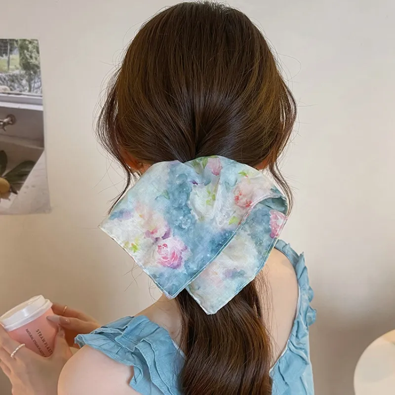 Pink Empress Fabric Hair Tie Women's-5