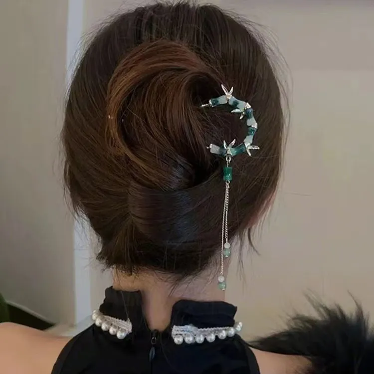 Pink Empress Alloy Hairpins Women's-3