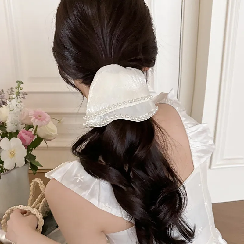 Pink Empress Fabric Hair Tie Women's-5