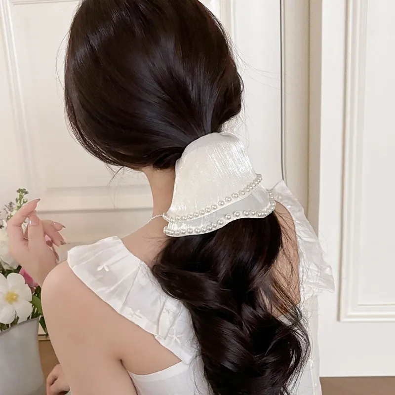 Pink Empress Fabric Hair Tie Women's-3