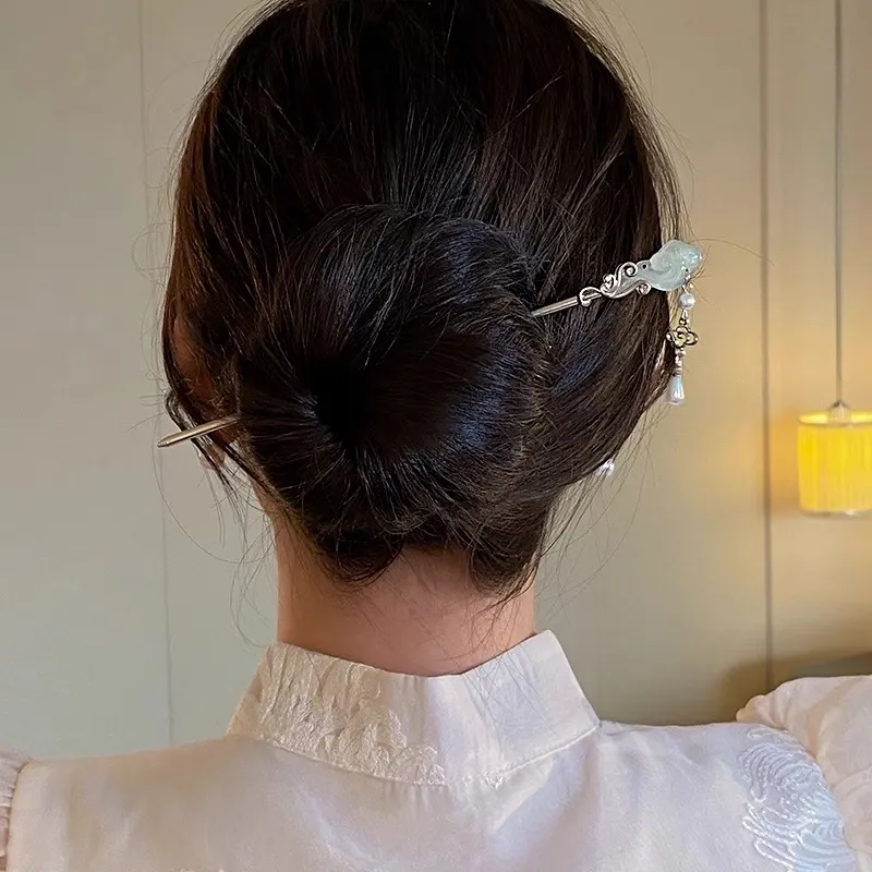 Pink Empress Alloy Hairpins Women's-5