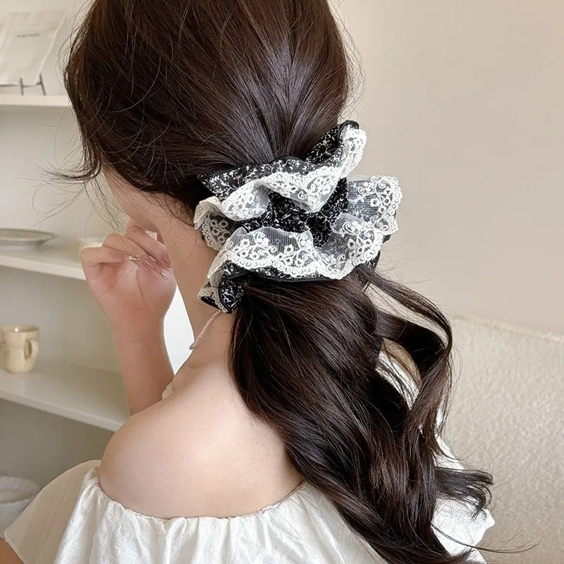 Pink Empress Fabric Hair Tie Women's-1
