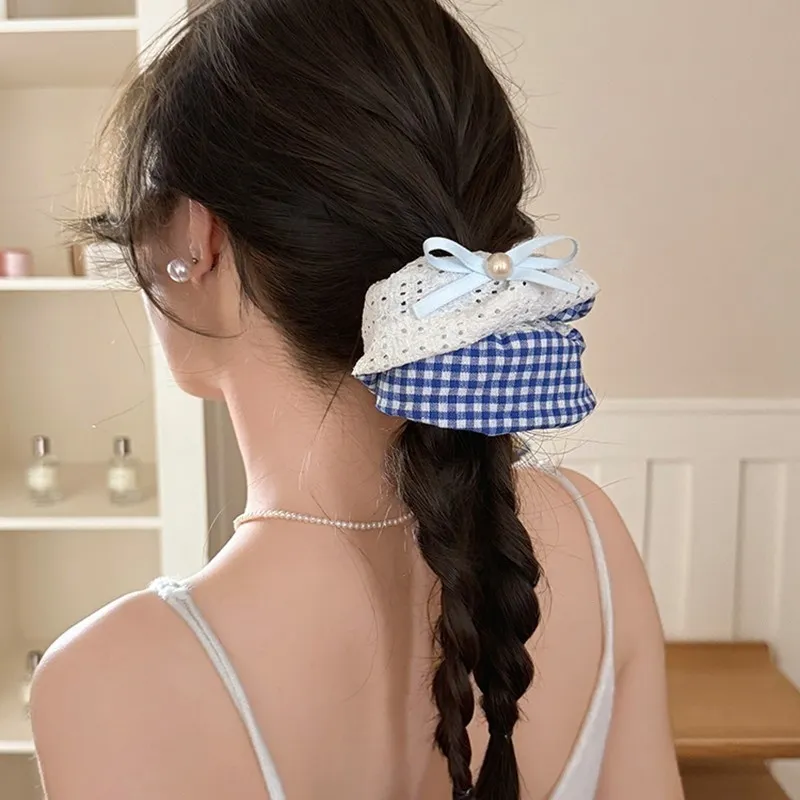 Pink Empress Fabric Hair Tie Women's-1