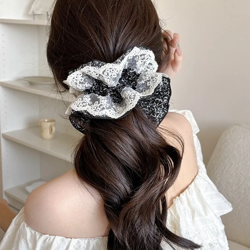 Pink Empress Fabric Hair Tie Women's-2