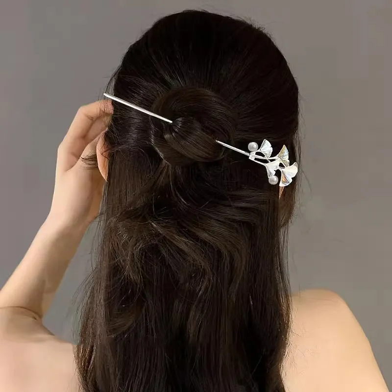 Pink Empress Alloy Hairpins Women's-3