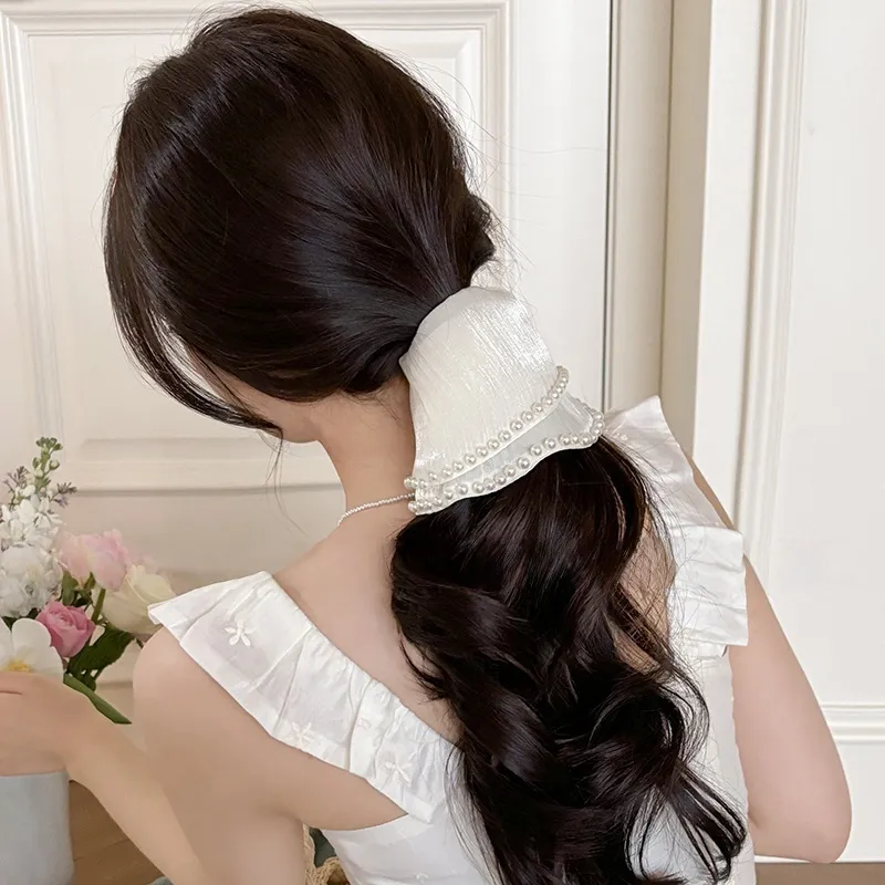 Pink Empress Fabric Hair Tie Women's-2